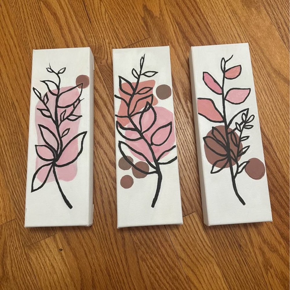 Set of 3 paintings
